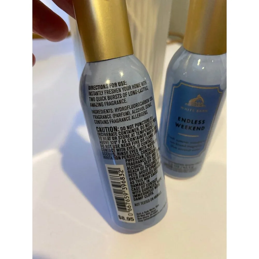 Bath & Body Works “Endless Weekend” 2 New Concentrated Room Sprays